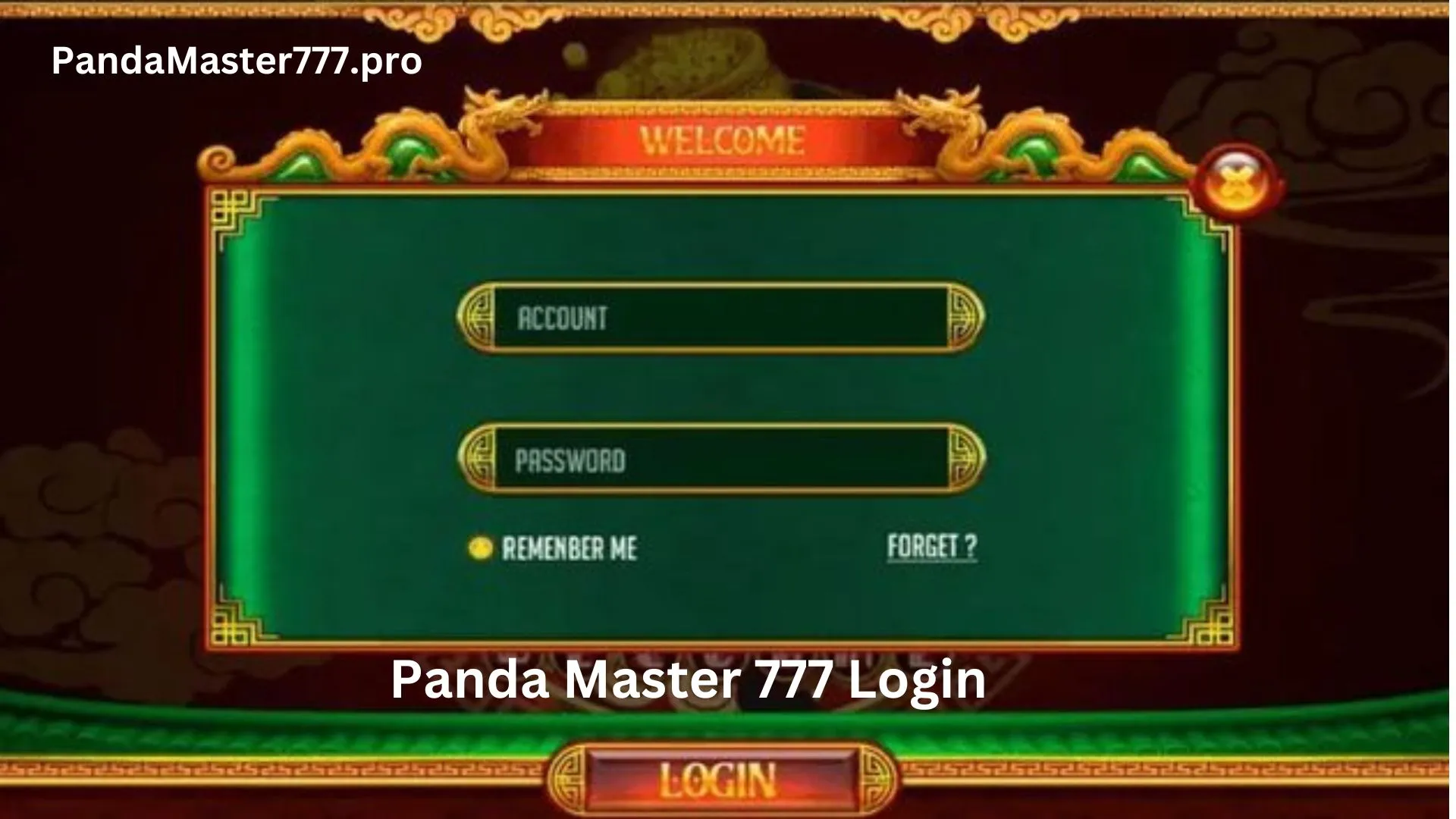 Panda-Master-777-Login